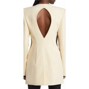 Head of State New Women's Lola Back Cutout Blazer Jacket Size Small Made in USA